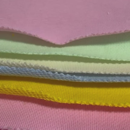 French Terry Fabric 320 GSM – 85% Cotton / 15% Polyester (Preorder Colors)  KAHANNE  fabrics