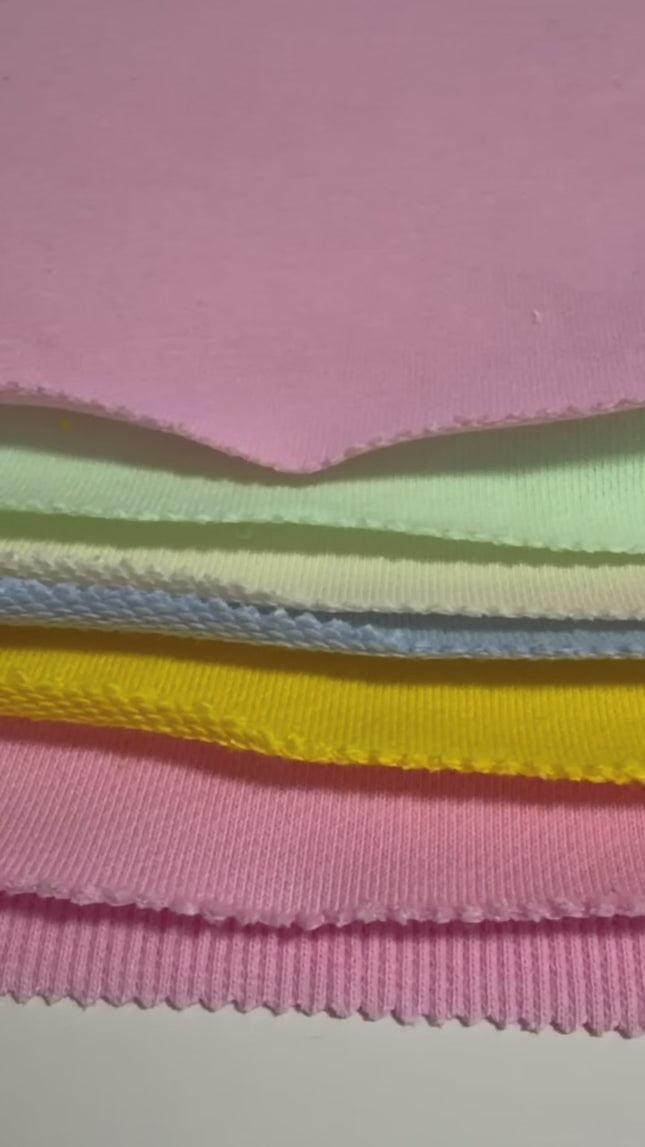 French Terry Fabric 320 GSM – 85% Cotton / 15% Polyester (Preorder Colors)  KAHANNE  fabrics