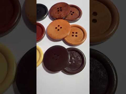 Natural Wooden Sewing Buttons