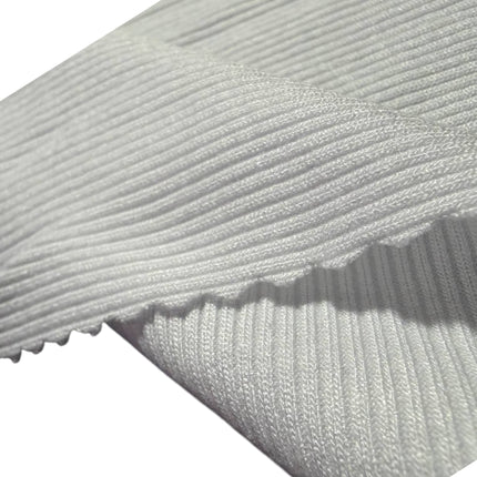 Premium Rayon Rib Knit Fabric – Soft Stretch | 250 GSM 