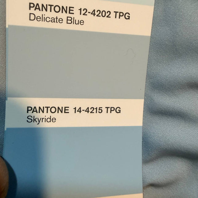 Skyride Blue Matte Nylon Spandex Fabric – 4-Way Stretch - Kahanne Fabrics