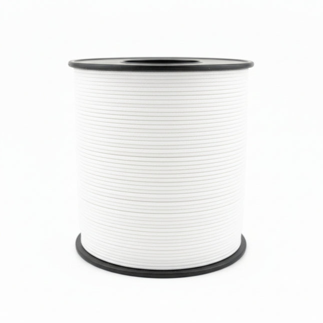 White Elastic Round Cord | Sewing & Craft Elastic 1mm–3.5mm - KAHANNE fabrics